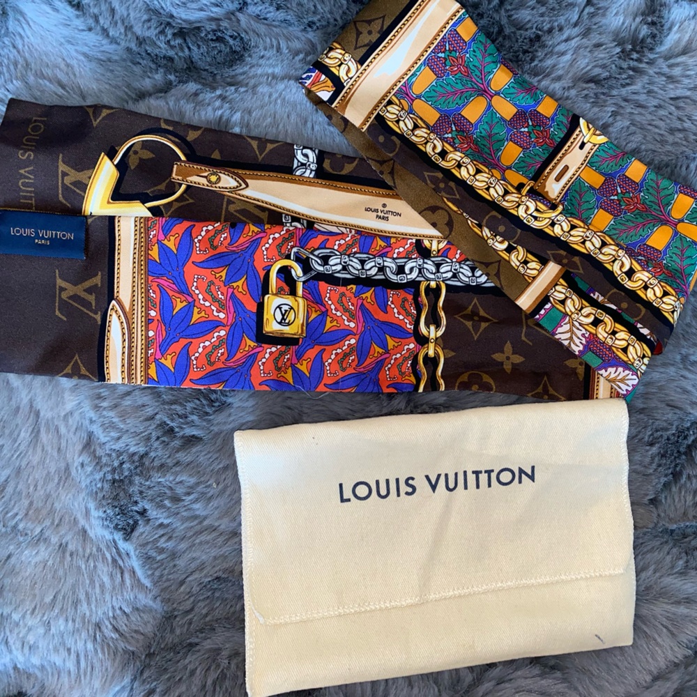 Louis Vuitton Bandeau Silk Scarf